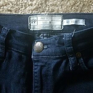 Hi Rise Free People skinny jeans